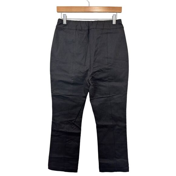 Hill House The Claire Stretch Preppy Academia Casual Black Pant NWT Small - Picture 2 of 8
